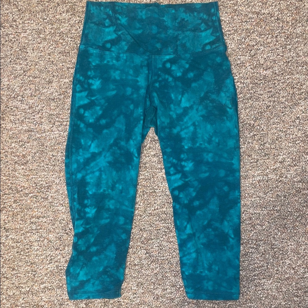 Old Navy Teal Patterned Leggings